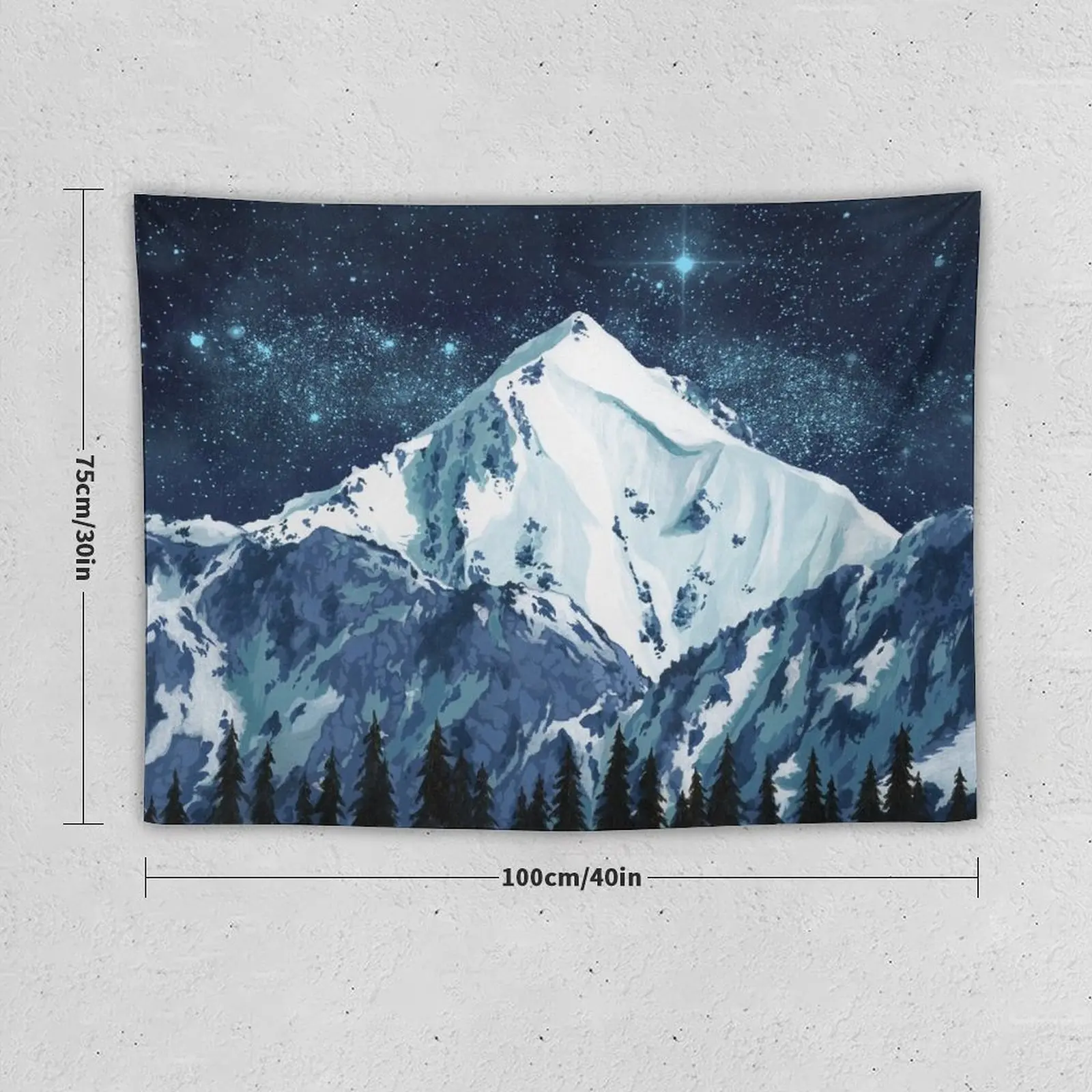 Alaska Night Sky 1 Tapestry Decorations For Room Outdoor Decoration Decorative Wall On The Wall Tapestry