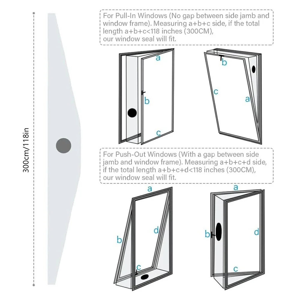Portable Air Conditioning Sealing Cloth Hot Airs Stop Conditioner Outlet Window Sealing Kit Air Conditioner Accessories