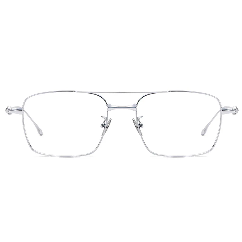 FIRADA 2025 Fashion Comfort Glasses Retro Luxury Pure Titanium Bifar Optical prescription Eyeglasses Frames For Men Women 1911-C