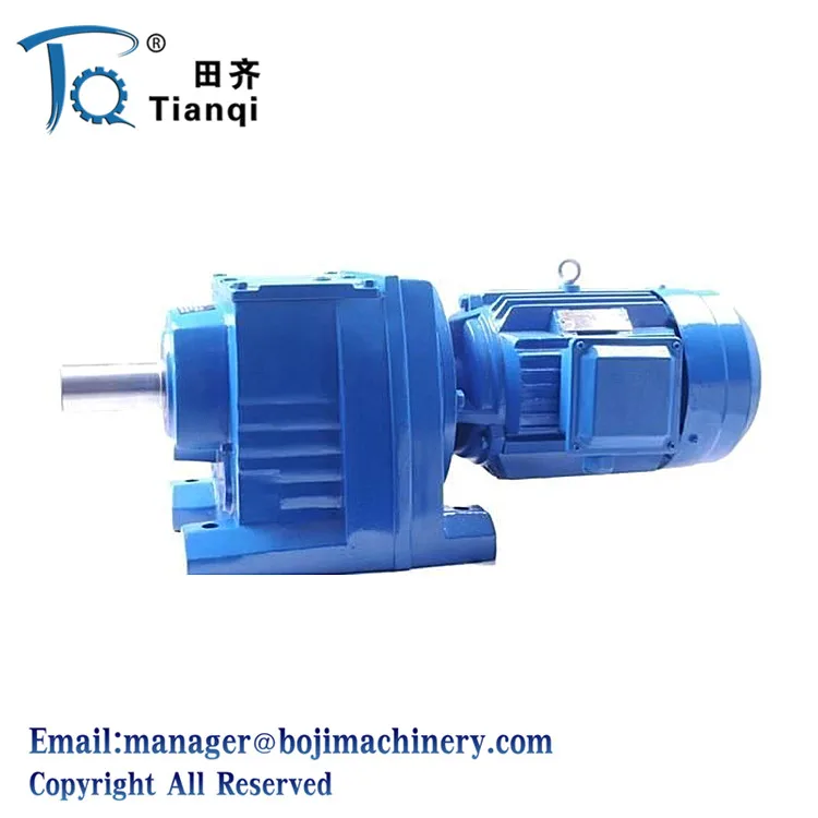 R 127 Series Reverse Steering Helical Gear Box for Belt Conveyor Motorcycle