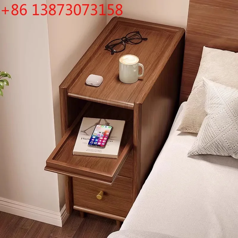 Solid Wood Bedside …