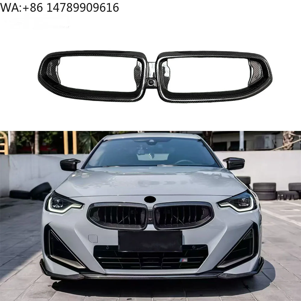 

Premium Bespoke Facelift Body KitYOMDO G42 High Quality Dry Carbon Fiber Grill Front Bumper Grille For 2 Series G42 2022+
