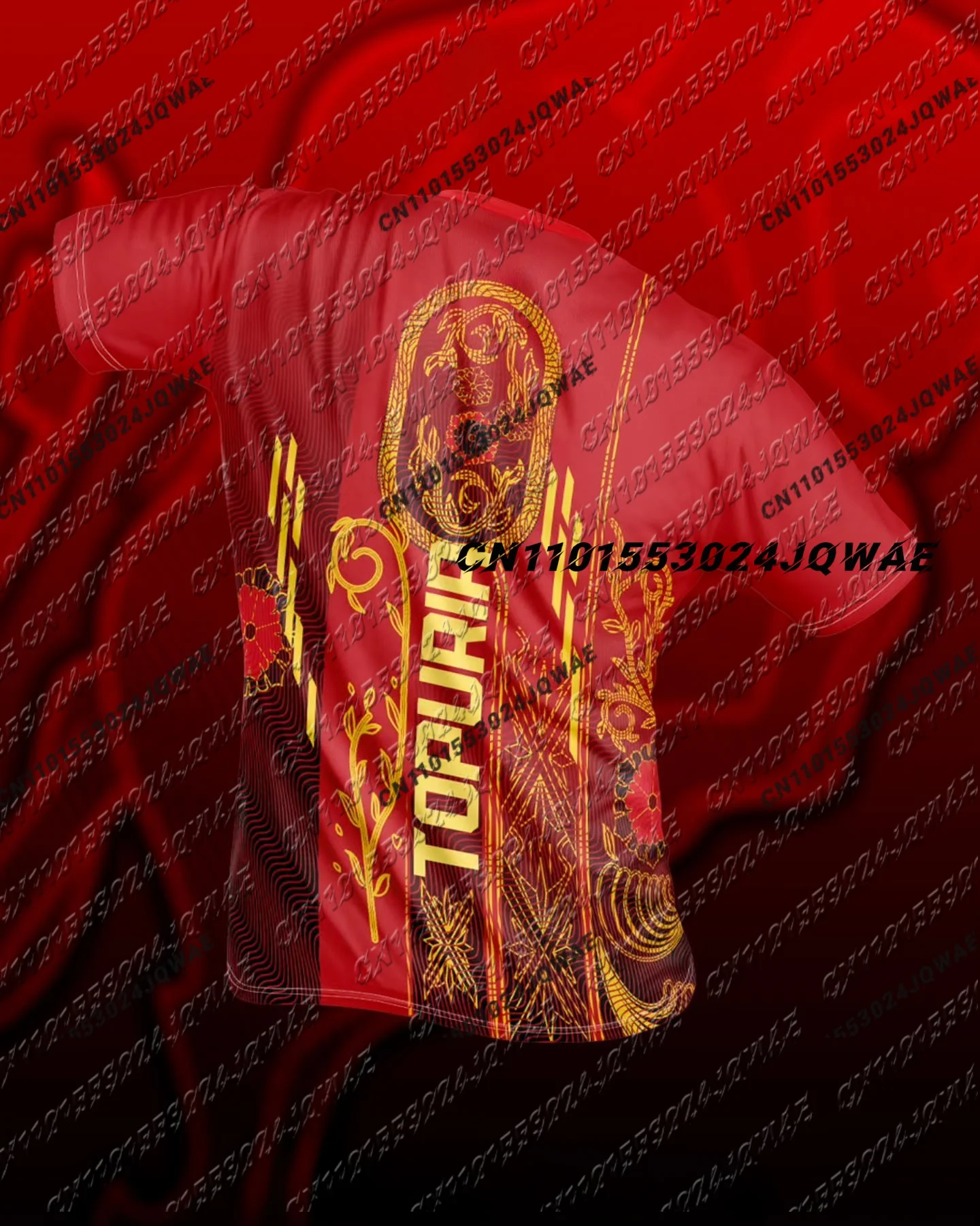 UFC torero ILIA TOPURIA camisa roja de partido hombres mujeres suelta transpirable camisa de secado rápido entrenamiento físico sudadera de lucha