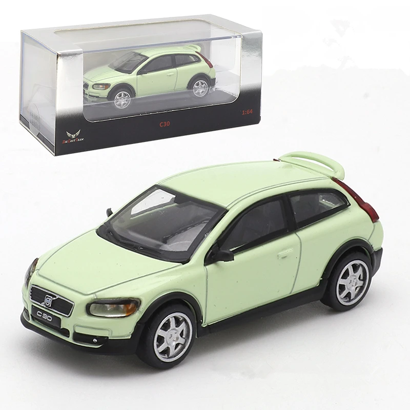 1/64 Volvos C30 SUV Alloy Car Model Diecast Metal Toy Classic Car Vehicles Model Miniature Scale Simulation Collection Kids Gift