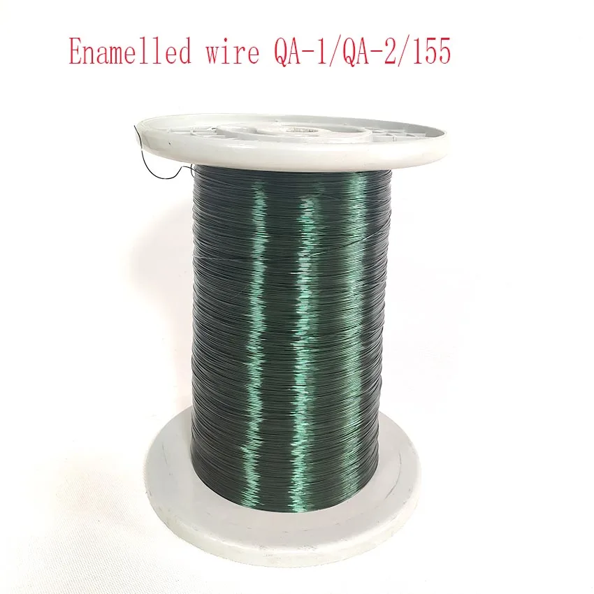 1000G 2UEW green enamelled wire enamelled copper wire direct welding enamelled wire QA-1/QA-2/155 1kg/1roll