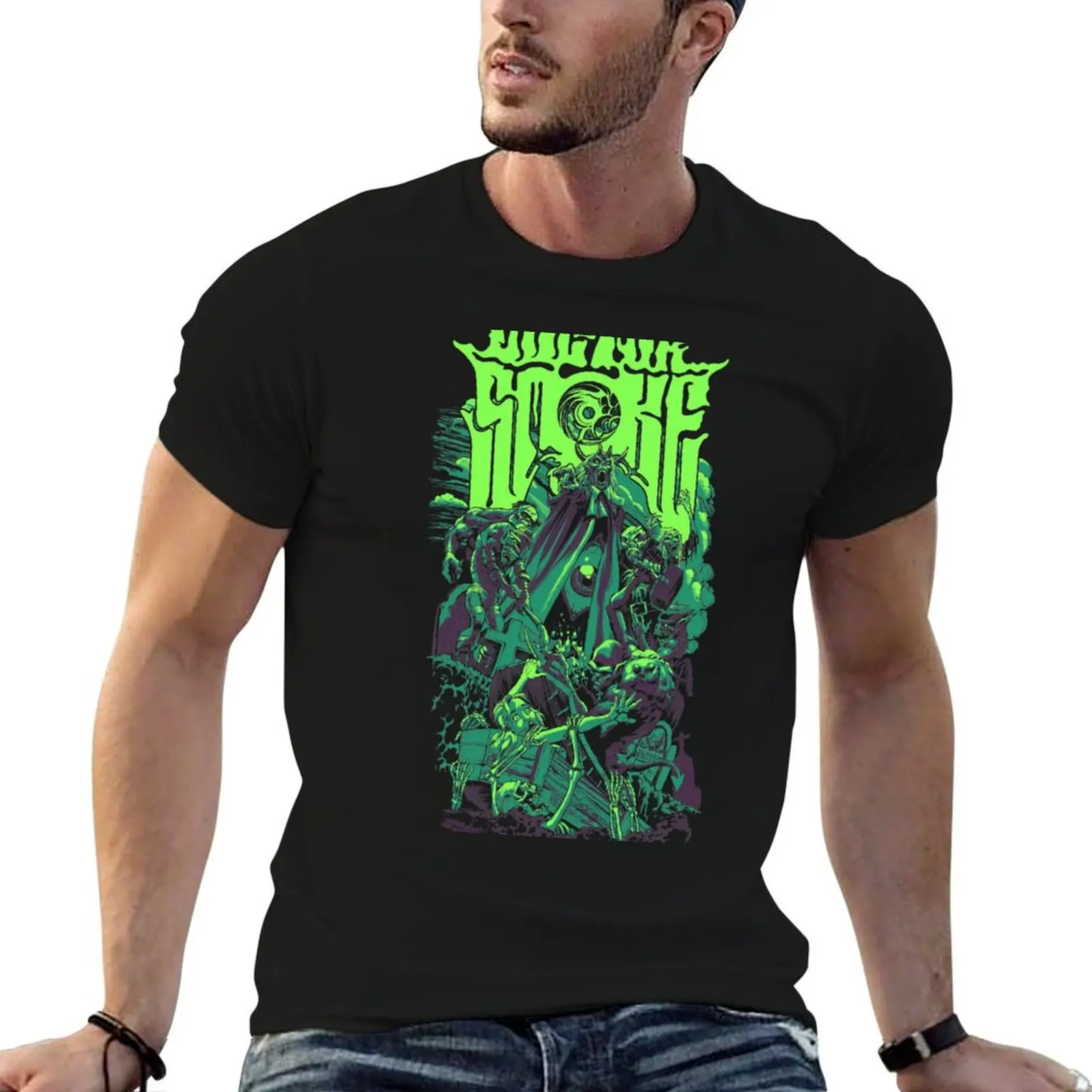 Monster Burial T-Shirt Industrial Work Tee Shirt