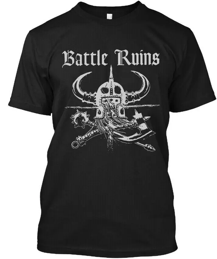 New Popular Battle Ruins American Classic Art Vintage Retro Logo T Shirt S 4XL