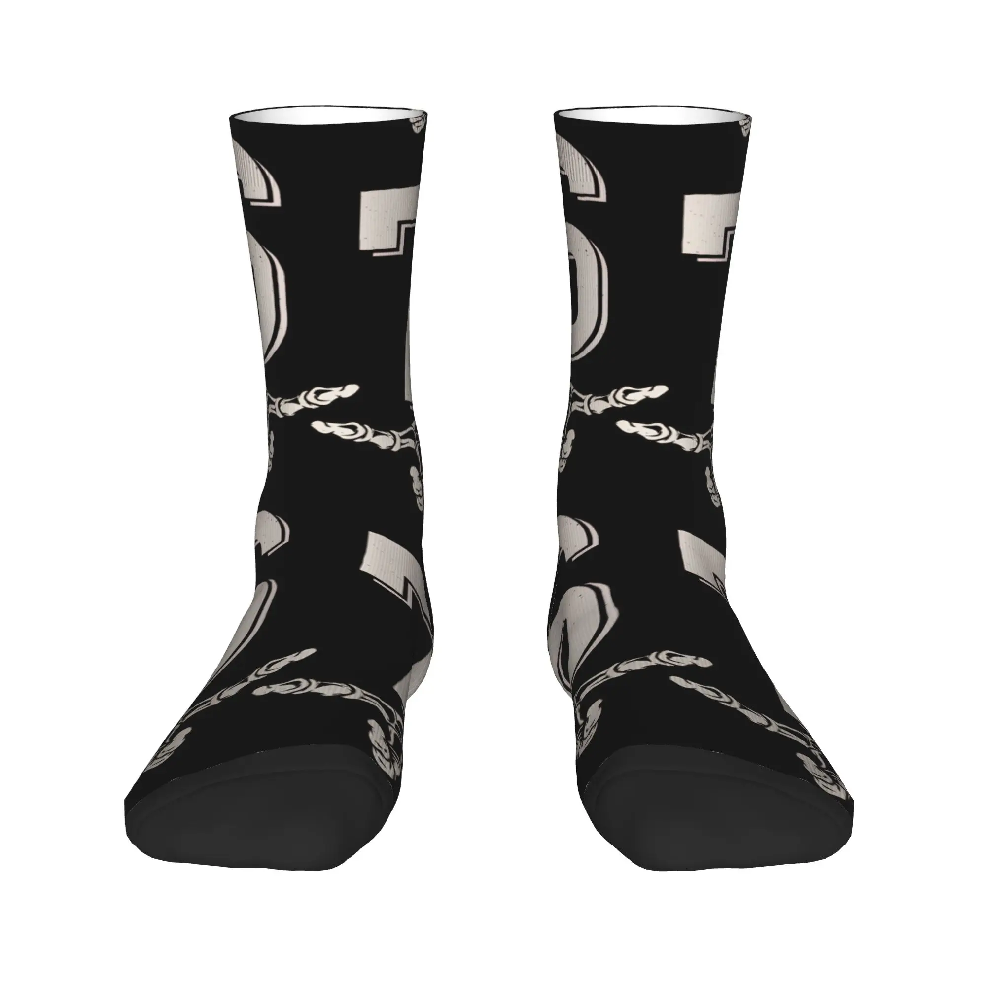 Kaos Kaki Lucu 67 Meme Gen Alpha Slang Skeletal Hands Stoking Musim Dingin Anti Wanita Pria Kaos Kaki Lembut Bernapas Kaos Kaki Lari