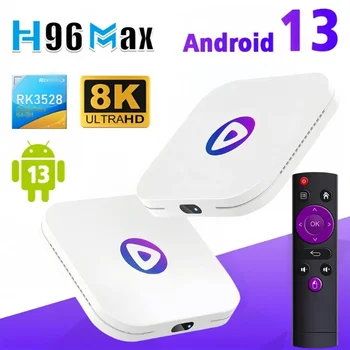 H96MAX M1 Smart TV Box Android 13 RK3528 Quad Core Support OTA 8K Video Decoding BT 4.0 2.4G/5G Wifi Media Player Set Top Box