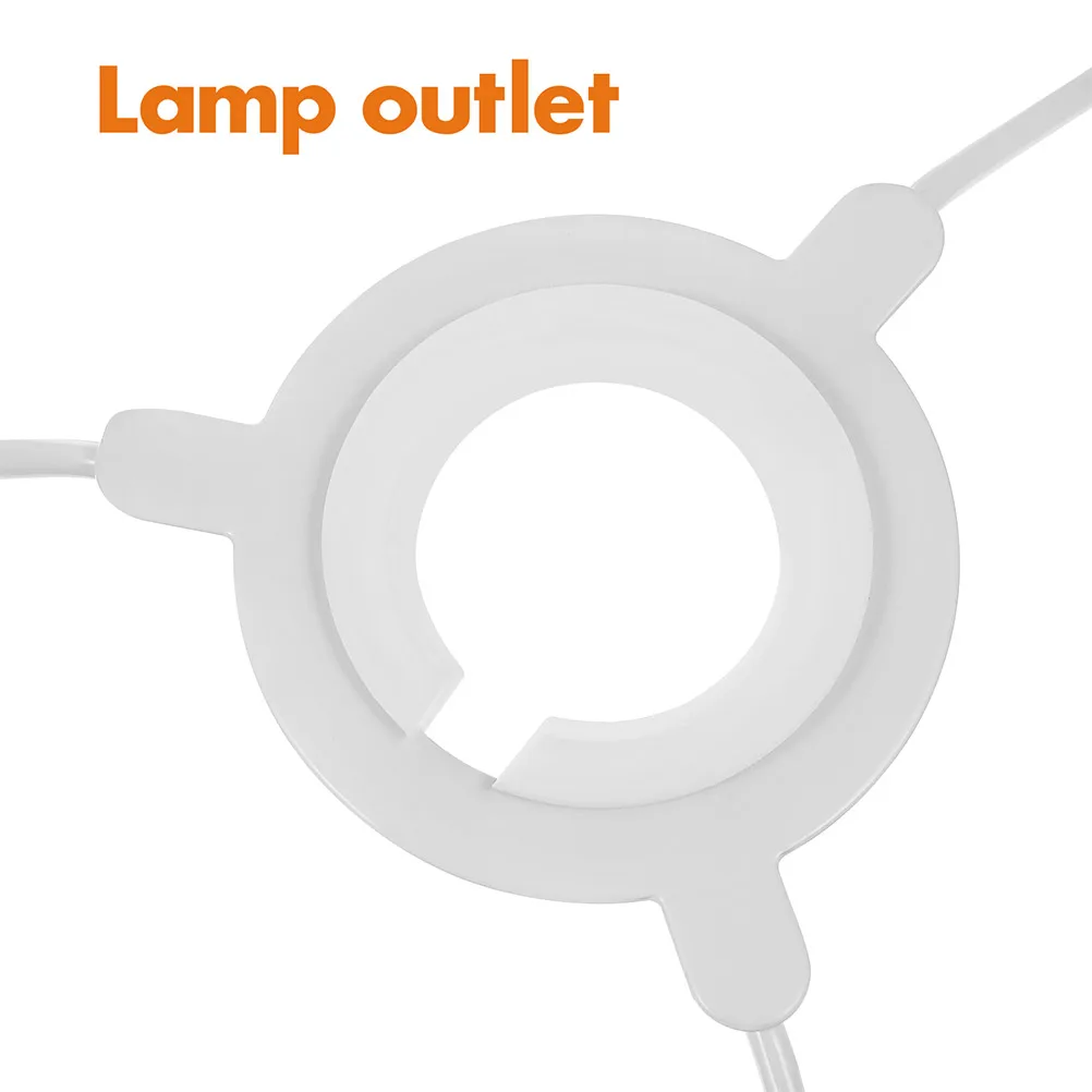 

2 Sets Frame 15cm E27 DIY Metal Table Lamp Shade Brackets Light Cover Rack Smooth Home Hotel Decor Iron Sturdy