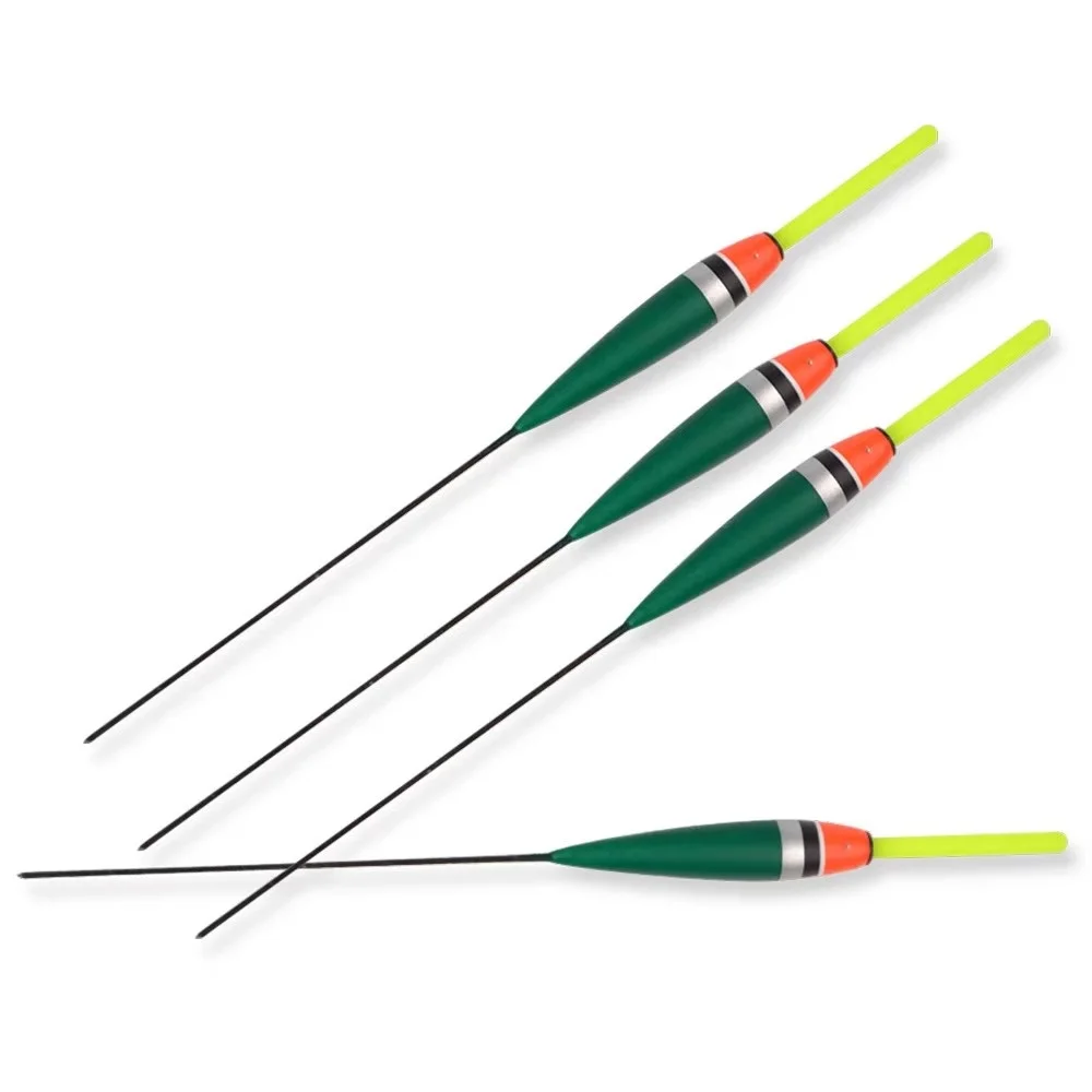 FTK 10PCS Barguzinsky Fir Fishing Floats Light Stick Bobber Mixed Size 2G-6G Vertical Floats Buoy Carp Fishing Accessories