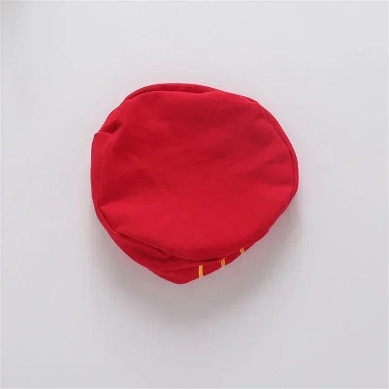 0-18M pagliaccetto estivo abbigliamento per bambini pagliaccetto rosso senza maniche + cappello da sole Set per neonato e ragazza completo per