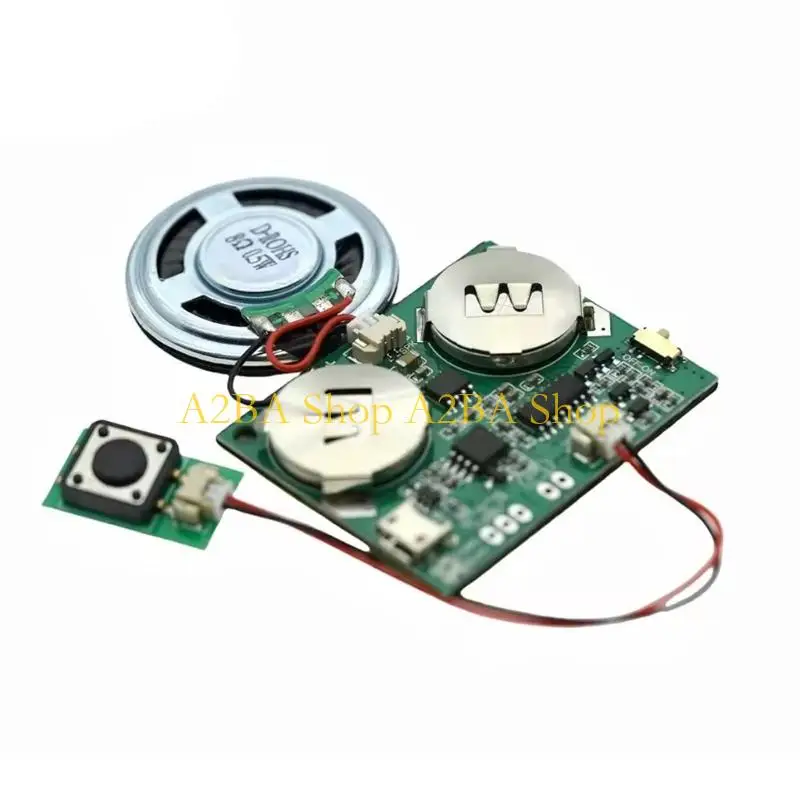 A2BA Multifunctional Audios Recording Module 4MB Memory USB Interfaces for Electronics
