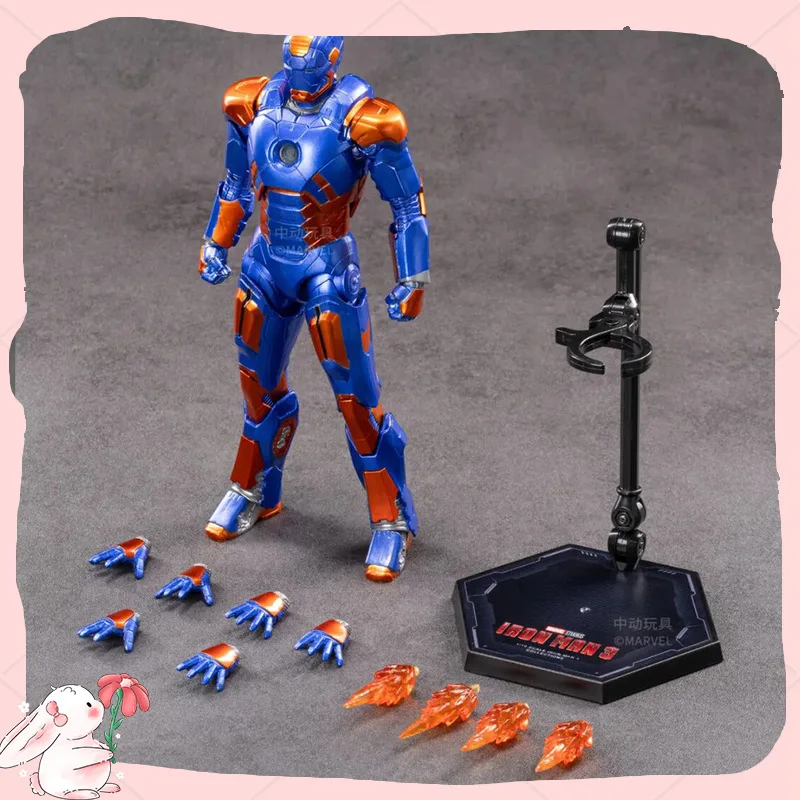 marvel-comics-genuine-mk27-disco-mk23-iron-man-movable-model-collection-hand-made-ornaments-toy-boy-birthday-christmas-gift