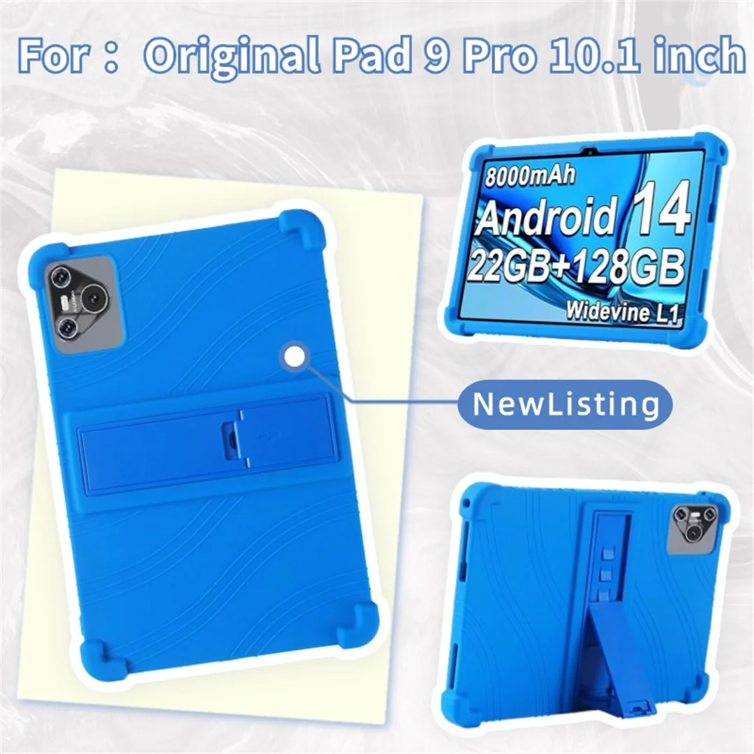 

Anti Drop Anti Slip Silicone Tablet Case For Dghrti Tab30 Original Pad9 Pro7 Pro2024 New16 Pro10 10.1Inch Shockproof Full