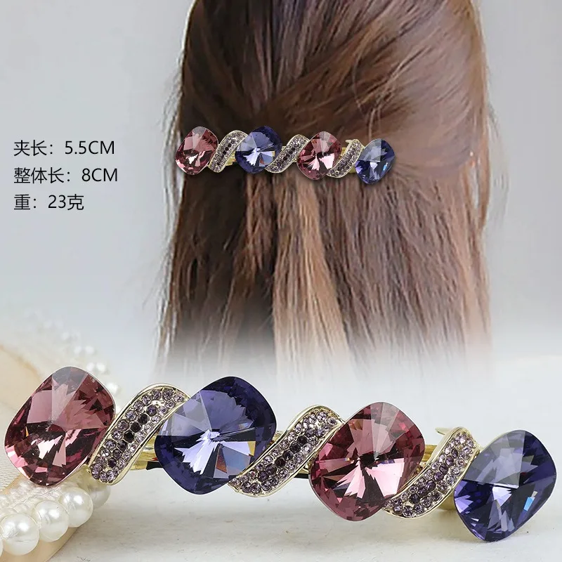 Fashion trendy Large spring hair clips accessories for women clip with a high-end feel and a ponytail hairpin girls hair pin