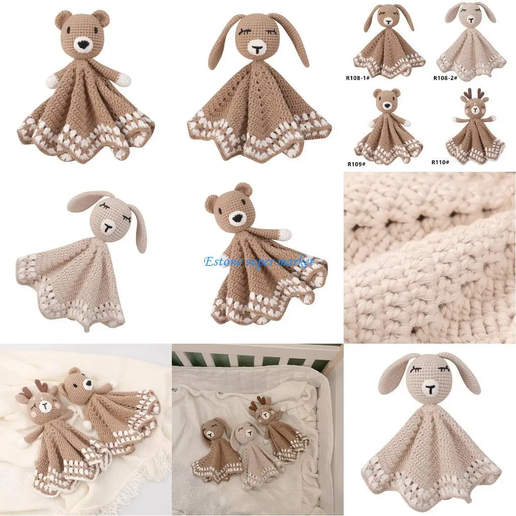 

090B Baby Appease Towel Doll Comfortable Pacify Handkerchief for Newborns Toddlers