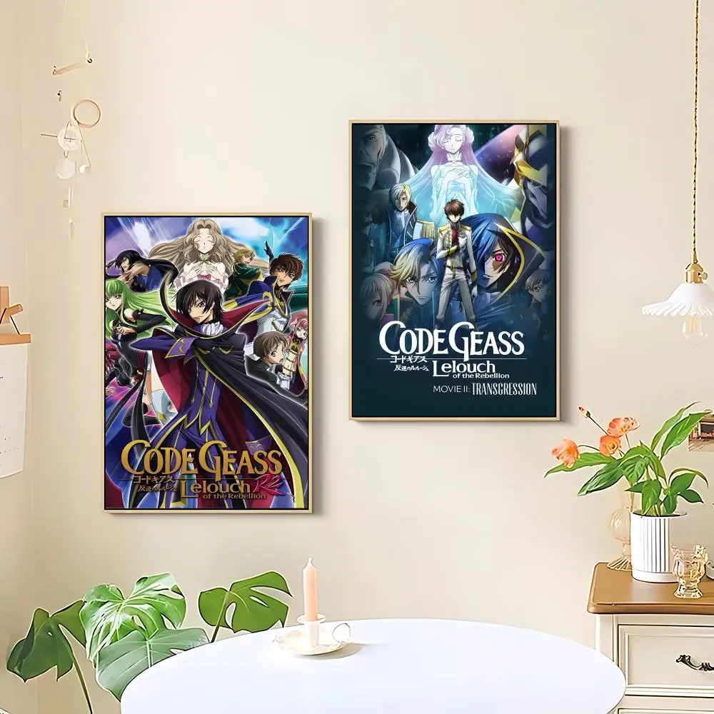 Code Geass Poster HD art sticky wall waterproof home living room bedroom bar aesthetic decoration