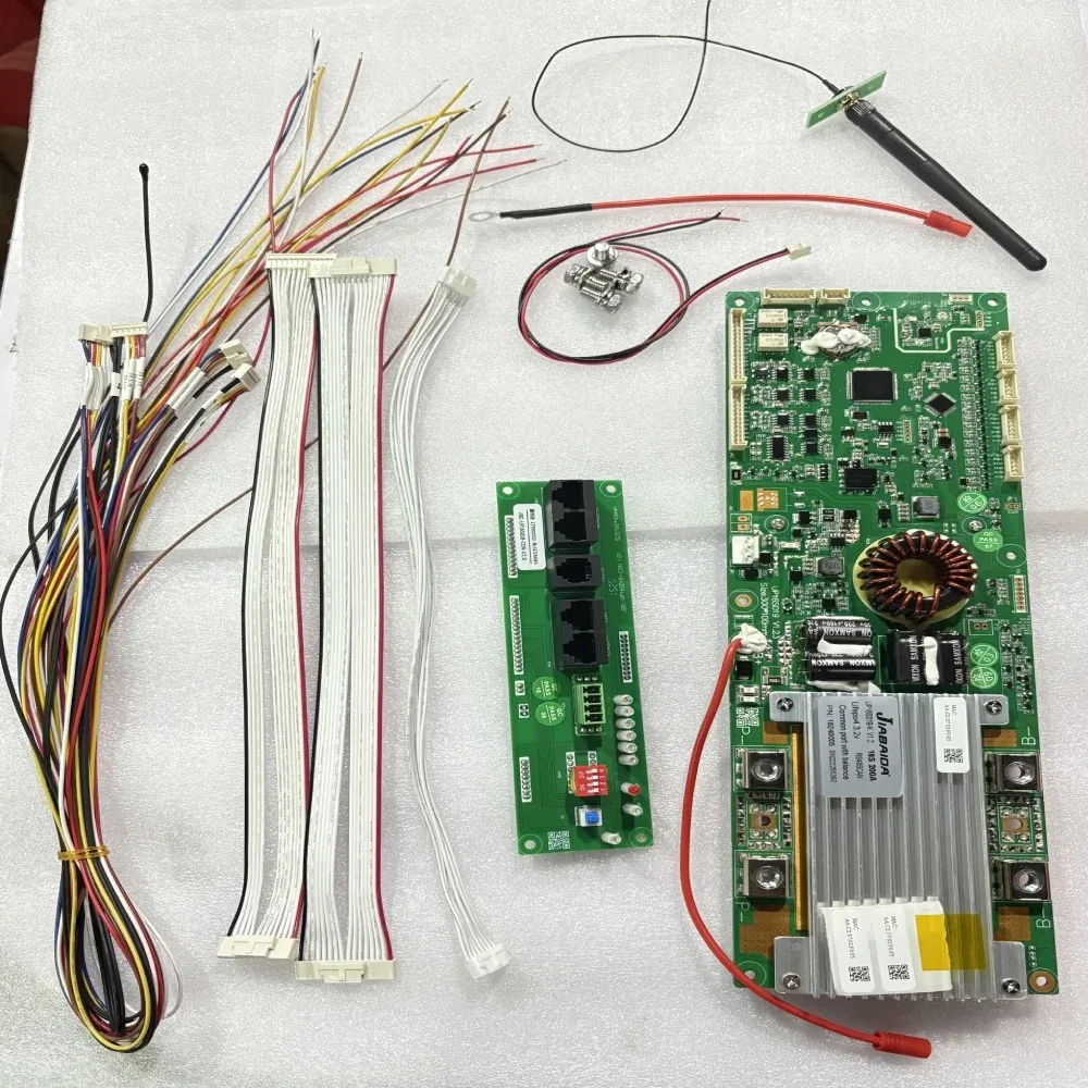 JBD BMS UP16S019 with WiFi BT 16S 48V LiFePo4 8S 24V Smart Family Energy Storage Syestm RS485 CAN Connect Inverter 100A-200A