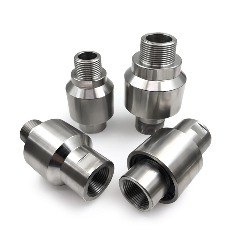 

High Pressure Straight 304 Stainless Steel 360 Degree Universal Internal and External Threaded Connection Rotary Joint