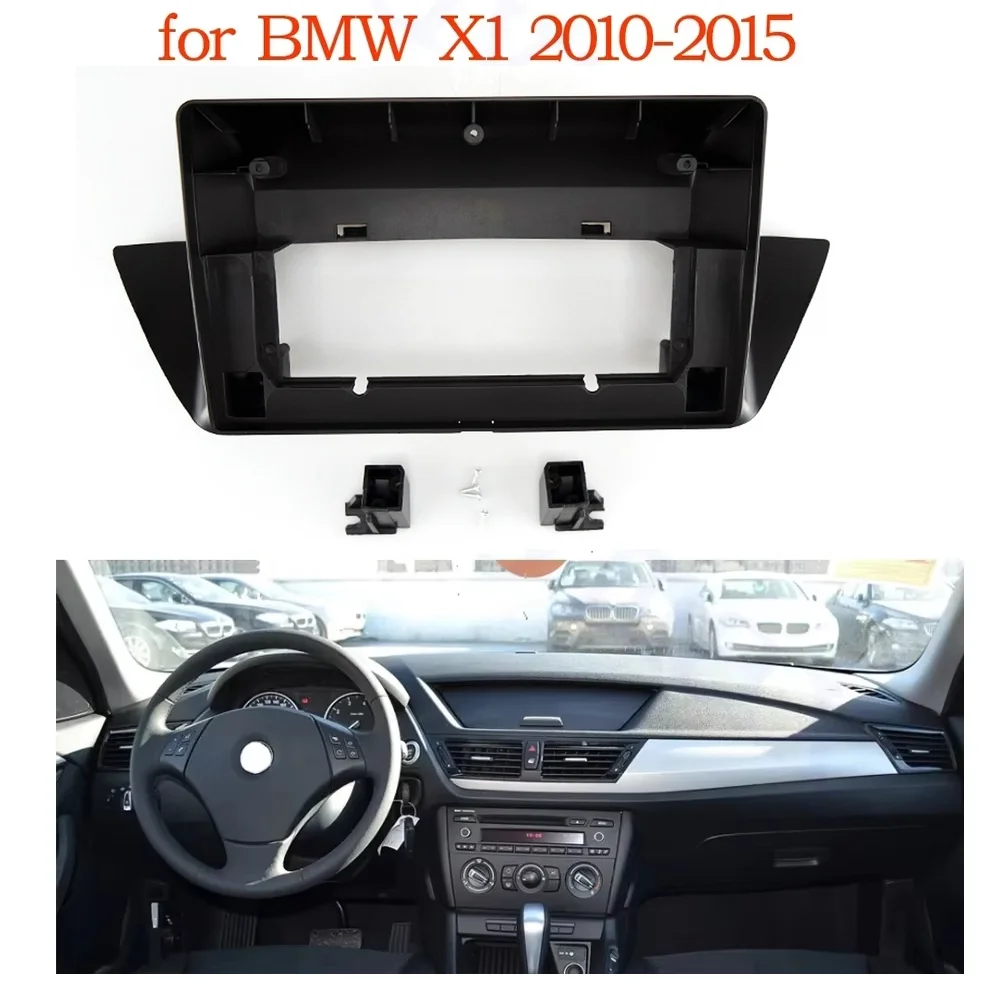 Mejora de Audio para Auto, Marco de Radio para Auto, Sin 10.1 Pulgadas, Fácil Instalación, Diseño Delgado para BMW X1 E83 2009-2015