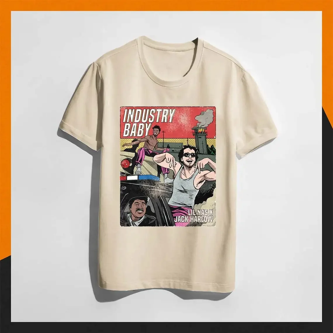 Camiseta de Jack Harlow Creme 2021 Tour Raptee, rapero, amantes de la música