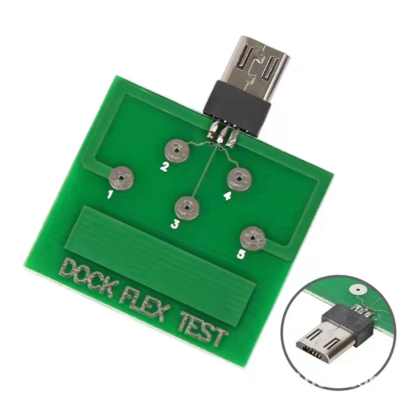 OSS Team Micro USB Dock Flex Test Board for iPhone Android Phone Type-C U2 Battery Power Charging Dock Flex Easy Testing Tool