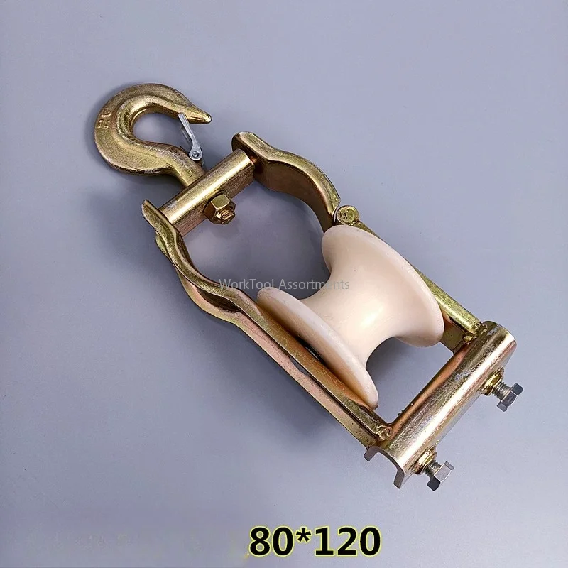 diameter pay-off pulley Channel steel pay-off  408508 pulley Bare wire Steel core Aluminum stranded wire Cable pulley