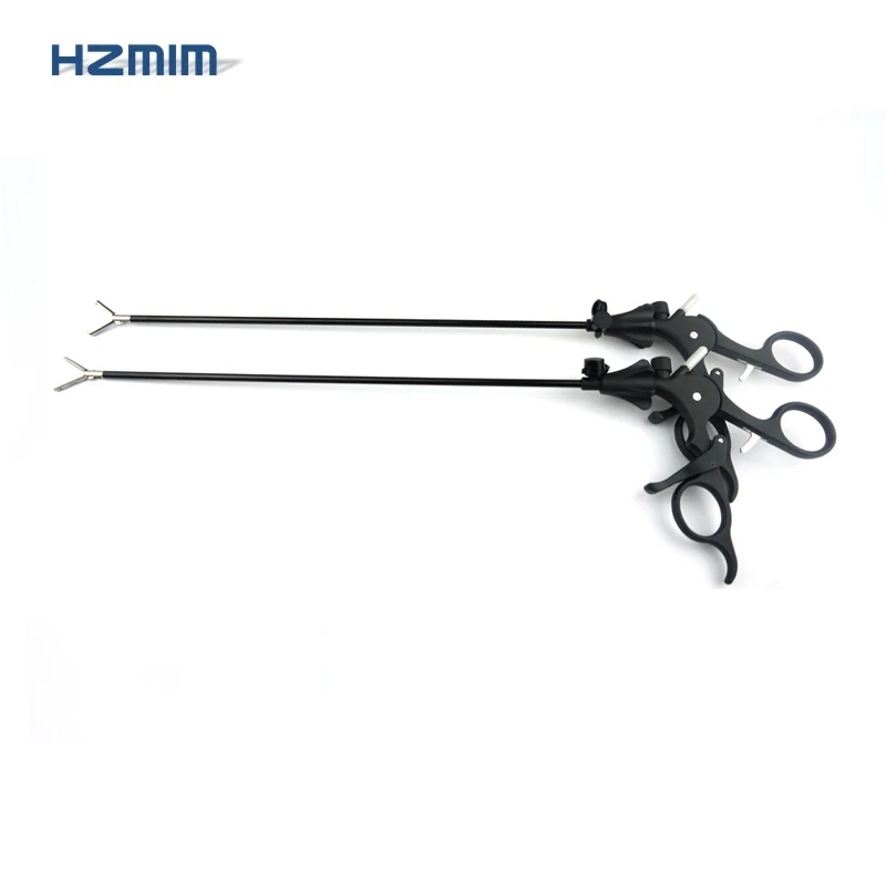 Laparoscopic surgery hernia needle, reusable Hernia forceps sharp, port closure hernia needle