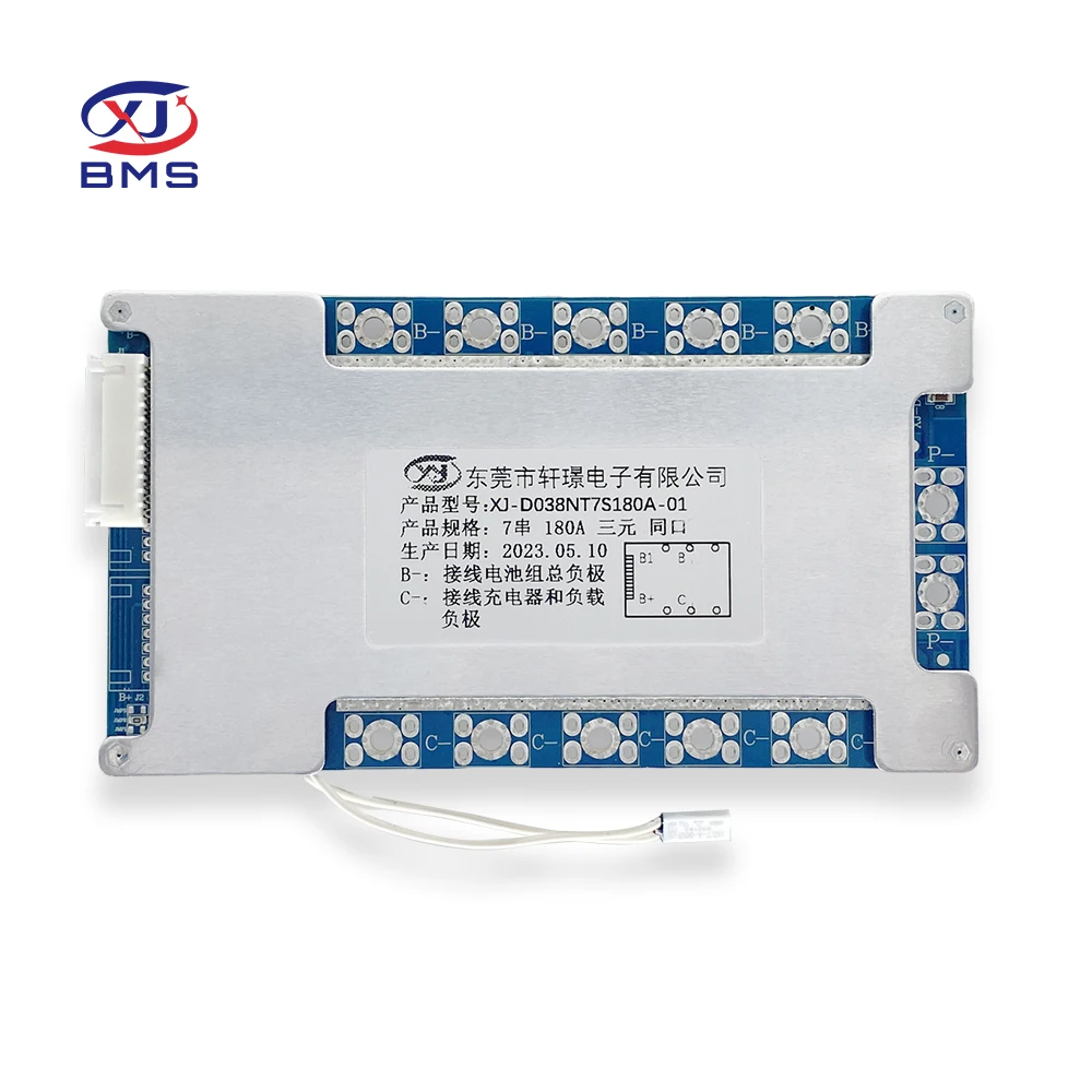 

XJ BMS lifepo4 4s 13s 15s 16s 12v 24v 100a 150a Energy storage bms 48v 200ah 32700 lifepo4 battery bms