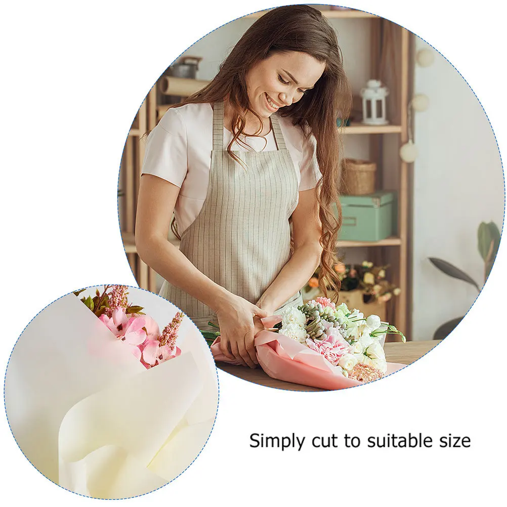 40 Sheets Flower Wrapping Paper Bulk Creative Gift Wrapping Tissue Paper for DIY Bouquet Craft Projects Decorative Packing Liner