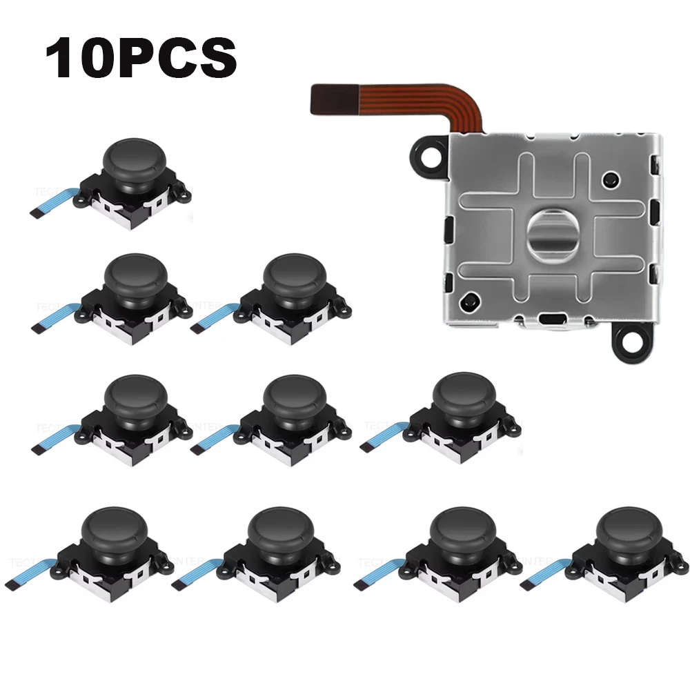 Joystick de Substituição com Efeito Hall para Controle Nintendo Switch/Lite/OLED, Peças de Reparo e Acessórios para Gamepad com Thumb Stick Analógico 3D