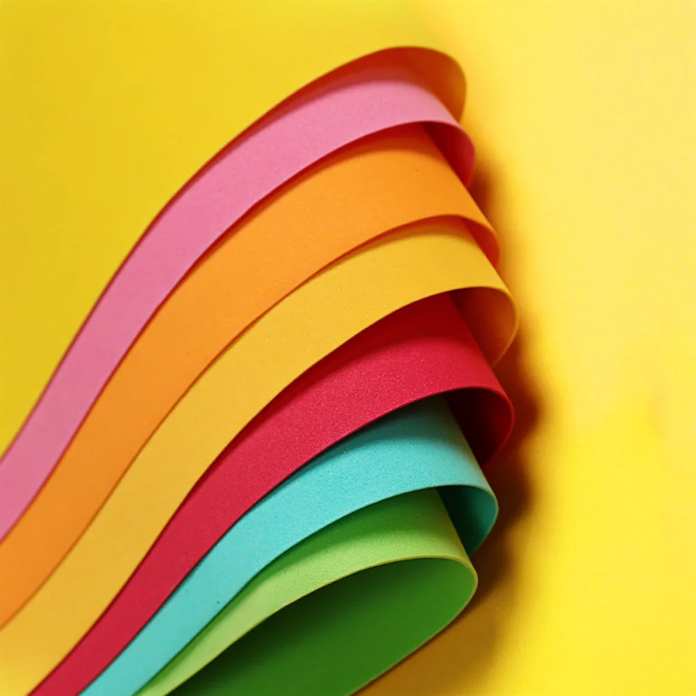 

10pcs Eva Sponge Paper 1Mm Thick Bright Color Flexible Sheets For Diy Crafts Scrapbooking School Projects Art Decorative