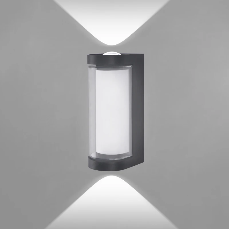 Outdoor Wall Light Waterproof Interior Wall Light AC85-265V Garden Decoration Atmosphere Light Up And Down Glow Wall Light ﻿