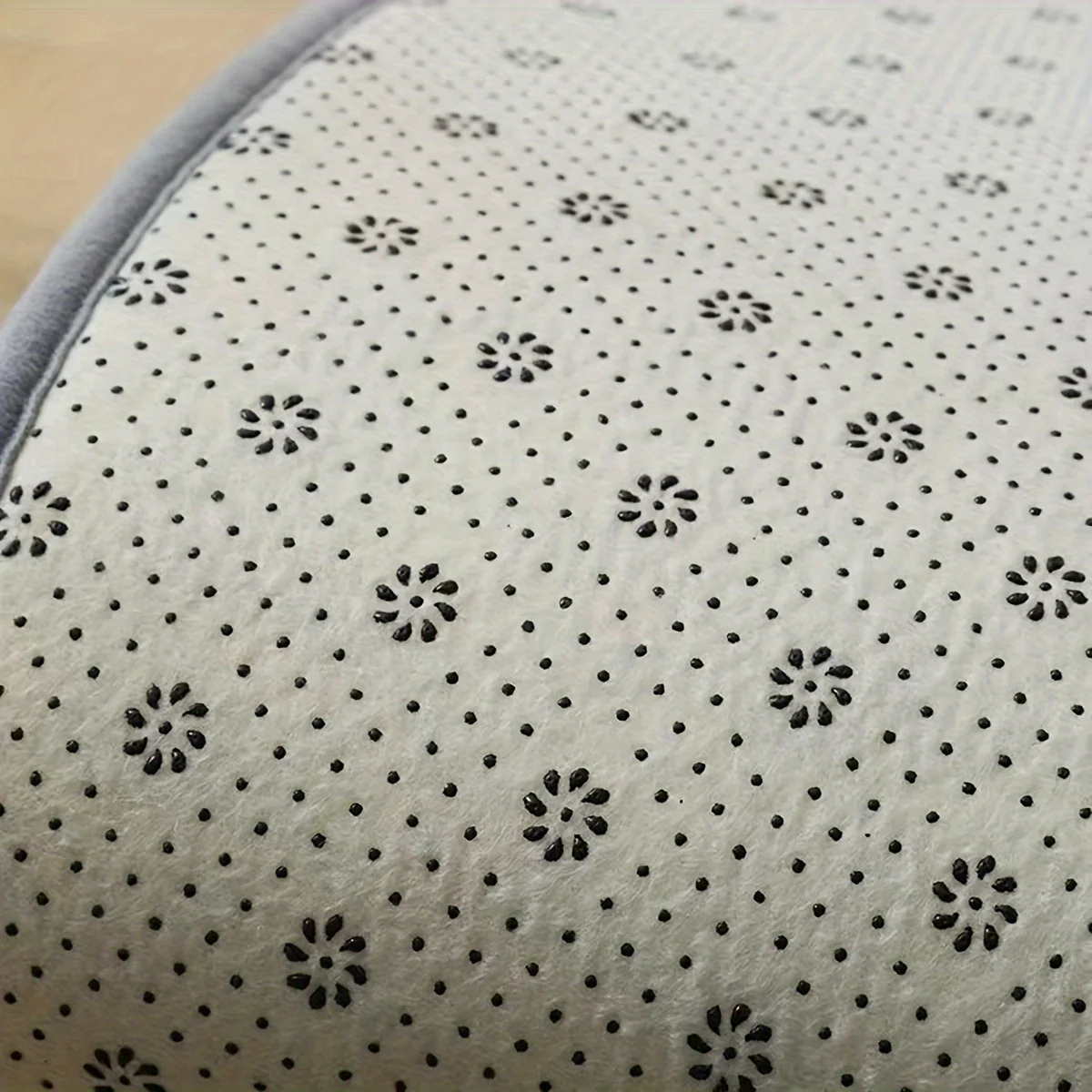 Solid color flannel bathroom door corner mat L-shaped bathroom mat shower room door absorbent foot mat toilet non-slip mat