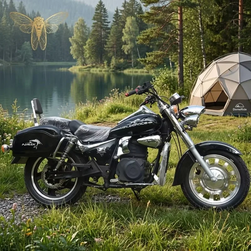 Customized Export Retro Prince Electric Motorcycle 72V High Power 75 km/h to Russia & Central Asia