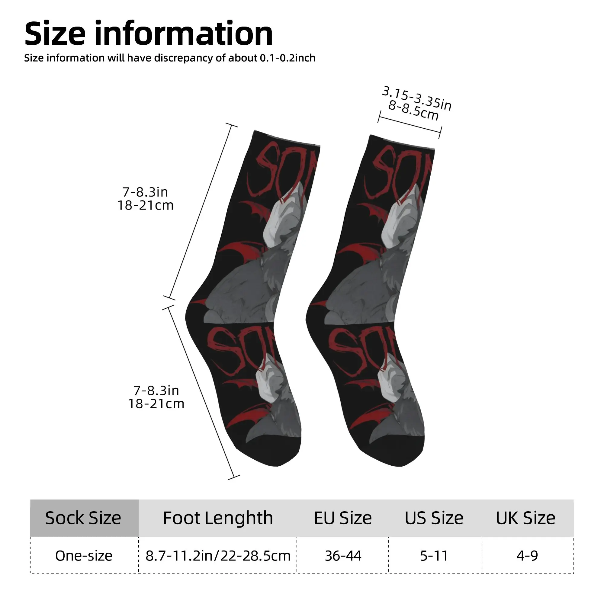Fashion Male Men Socks Harajuku Sonar Victor Dispatch Game Sock Polyester  Skateboard Women's Sock Spring Summer Autumn Winter,