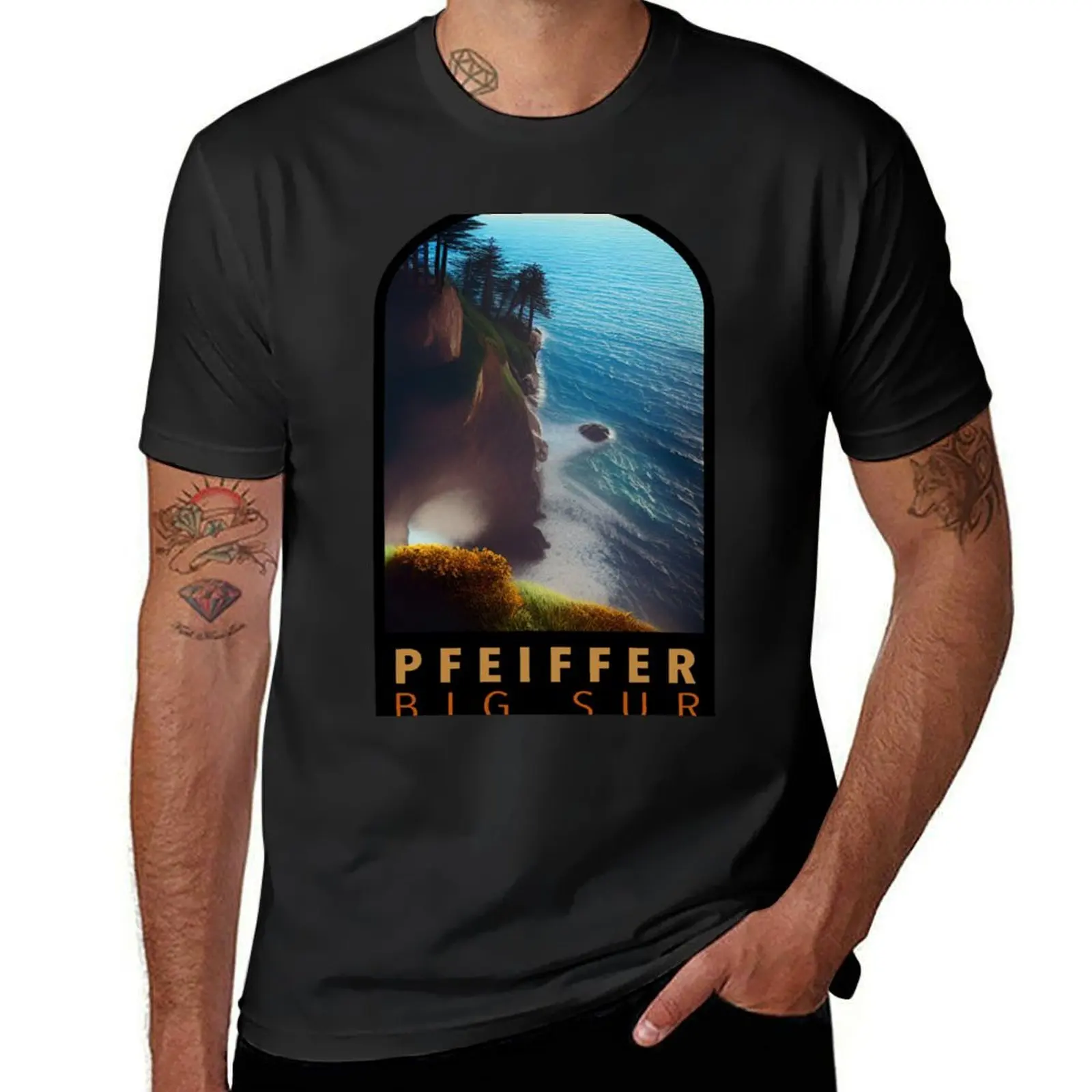 Awesome design for Julia Pfeiffer Big Sur T-Shirt customs design your own boys whites men clothings