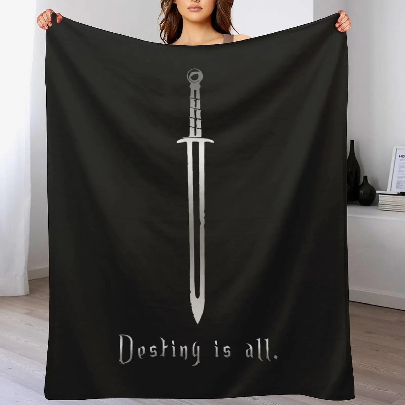 

The Last Kingdom - Destiny is all Throw Blanket Sofa Fashion Sofas Decorative Sofas christmas gifts Blankets