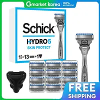 Schick | Dao cạo râu Hydro 5 SkinPro lưỡi 13 cái + vỏ + 1 vỏ bọc