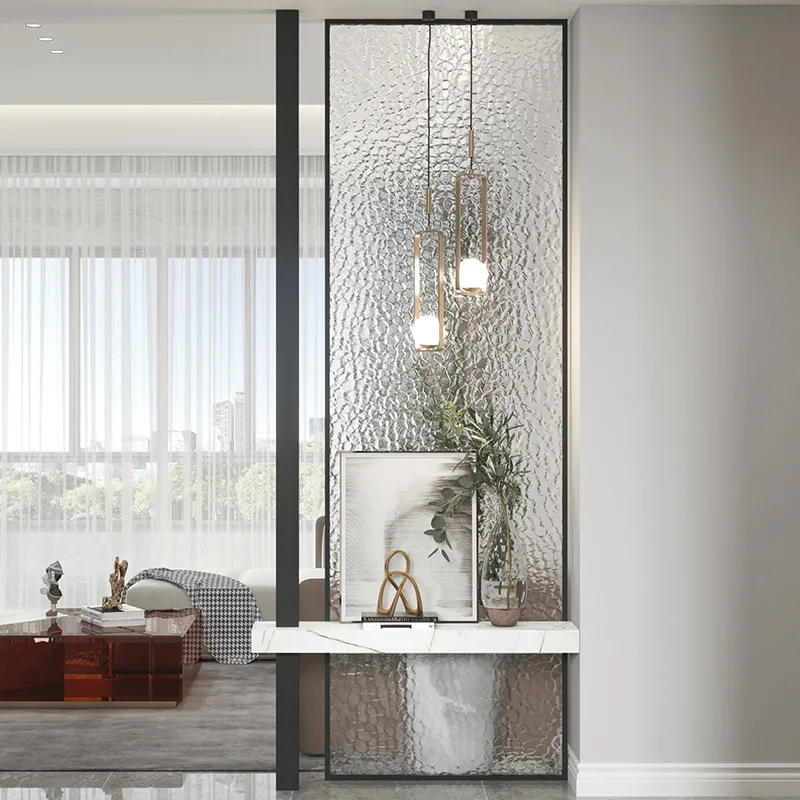 

Changhong water pattern glass screen partition simple modern living room blocks