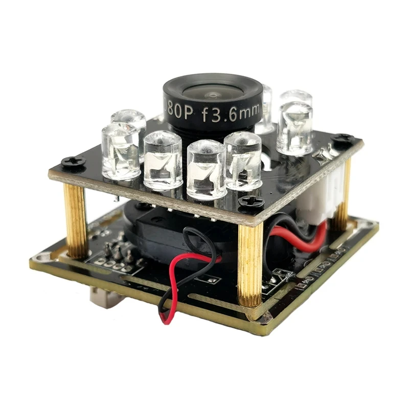 Full HD 1080P USB2.0 camera module automatic ir camera module night field of view 90° FF LED 850nm MJPE YUY2 For night shooting - Image 4