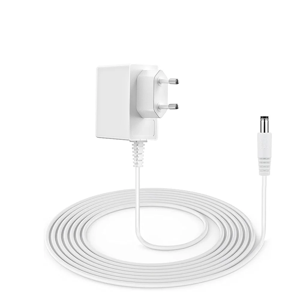 24V 1.5A White Power Supply Adapter EU Plug AC-DC Wall Charger for CCTV Security Camera LED Strip Desktop Speaker Router Printer