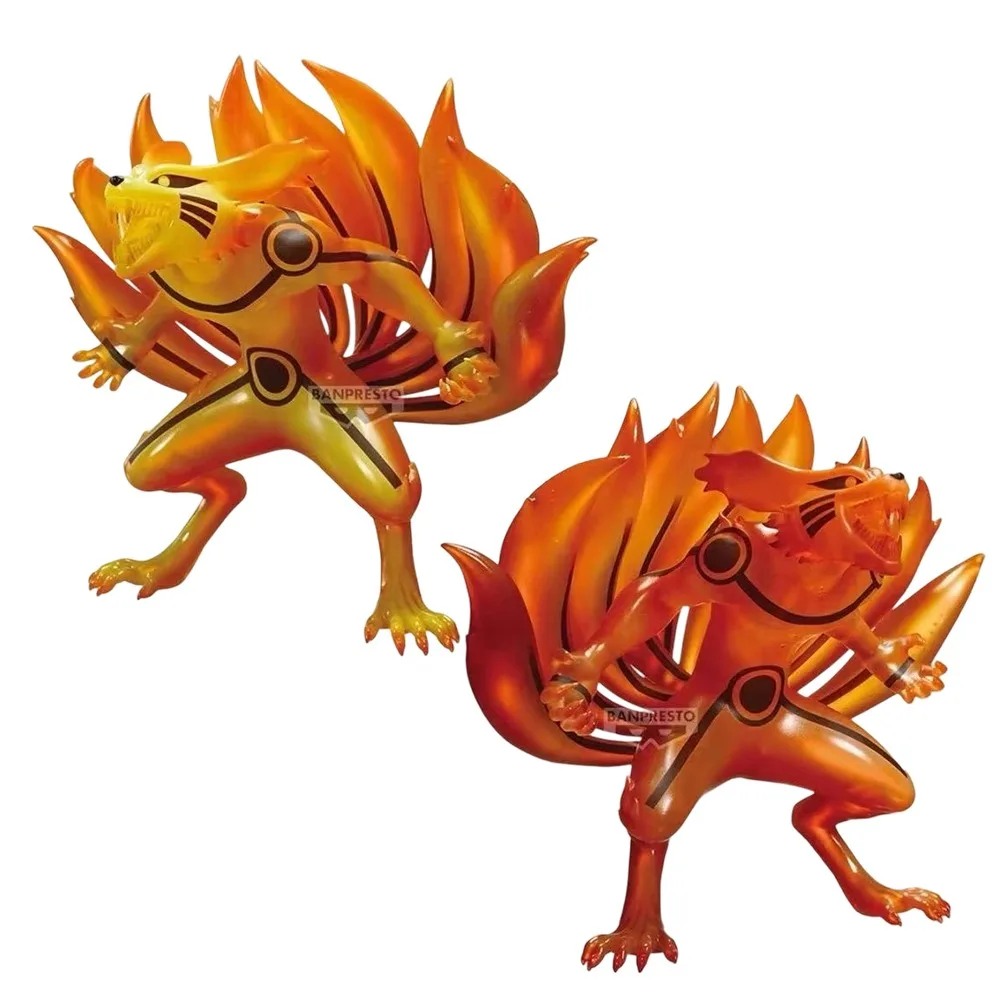 バンダイオリジナルバンプレストアニメナルト疾風伝九喇嘛九尾 PVC アクションフィギュアモデルグッズ玩具ギフト