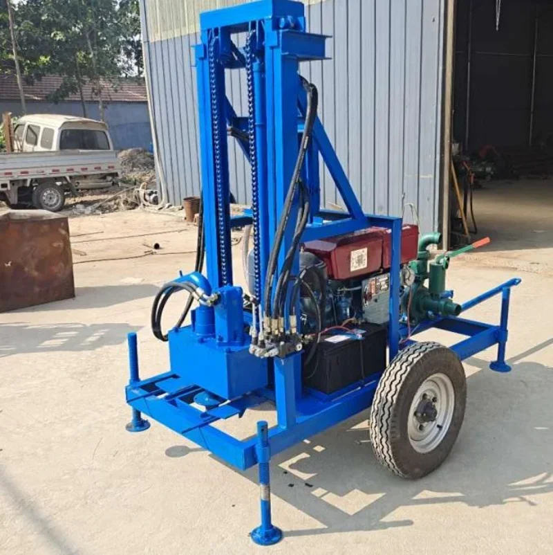 YGYG High Efficiency Fashion Tractor Mounted Geothermal Drilling Farm Irrigation Water Well Drilling Rig Hand Equipment Machine