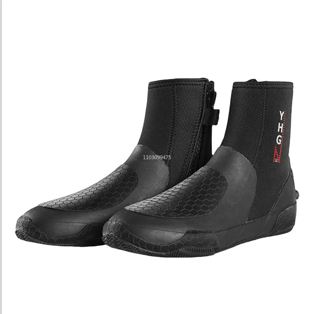 

Water Booties Man Neoprene Diving Boots Non-Slip Sole Elasticity Diving Boots Snorkeling Spearfishing Paddling Swimming Shoes