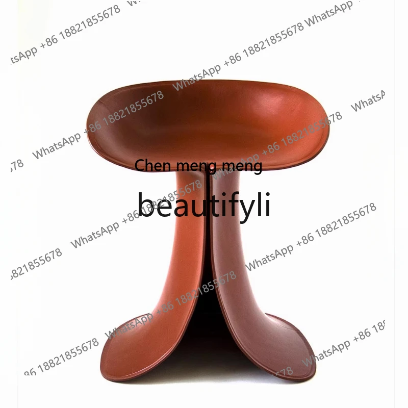 

Современная легкая роскошная кожаная гостиная, туалетный стул для спальни, домашний табурет для пеленания обуви, сиденье специальной формы pierH