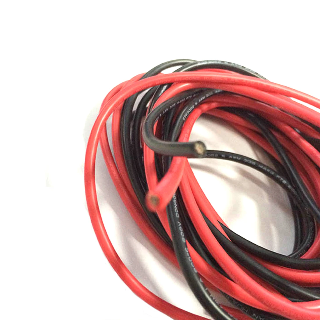 14 AWG Gauge Silicone Wire Flexible Stranded Copper Cable for RC 1M Black Red High Quality New