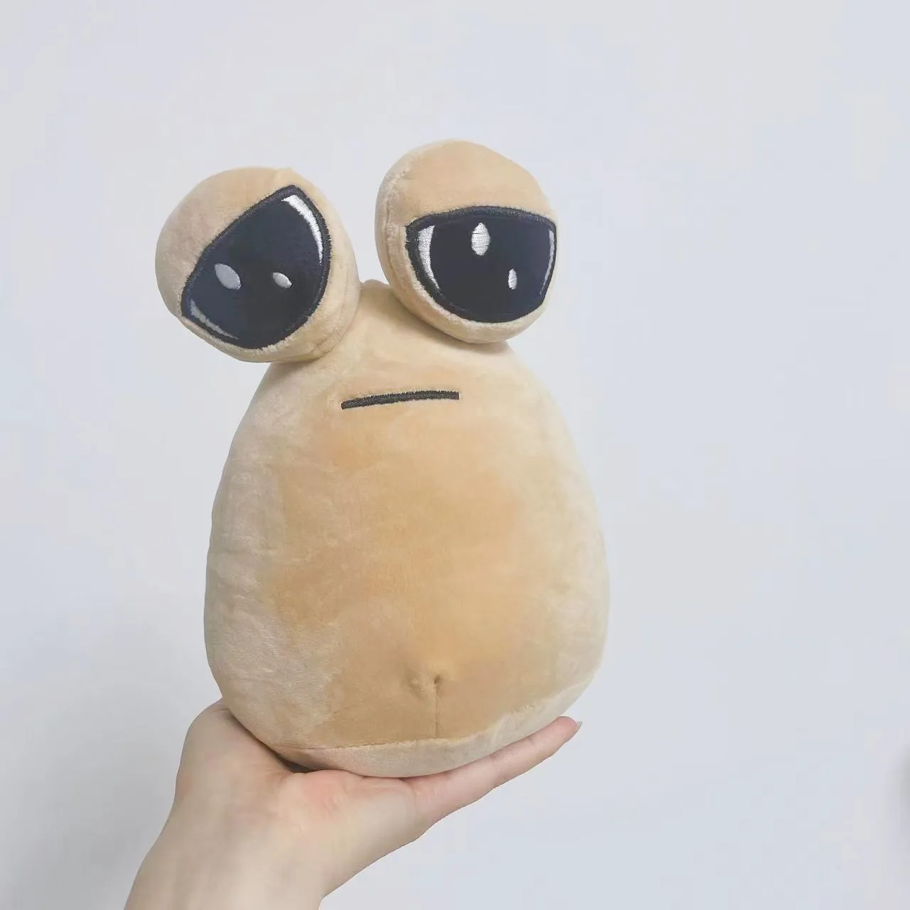 

22cm Cute My Pet Alien Pou Plush Toy Lovely Alien Pet Doll Stuffed Toy Soft Pillow Plush Animal Birthday Gift Toys for Kids Girl