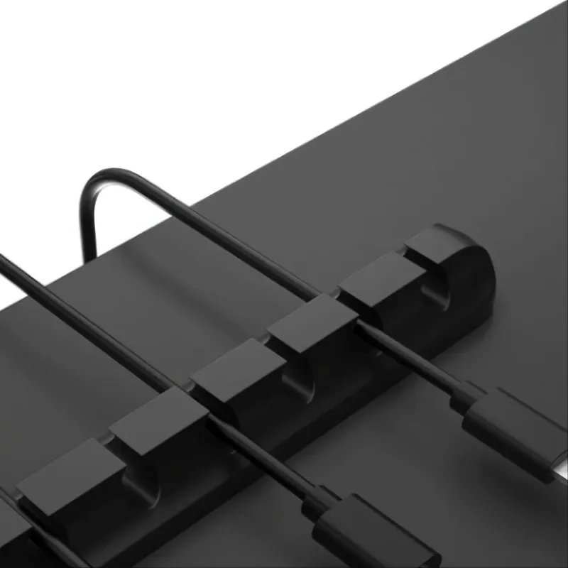 Self-adhesive Power Cord Clip - Organize Your Desk with This Desktop Data Cable Manager image 5